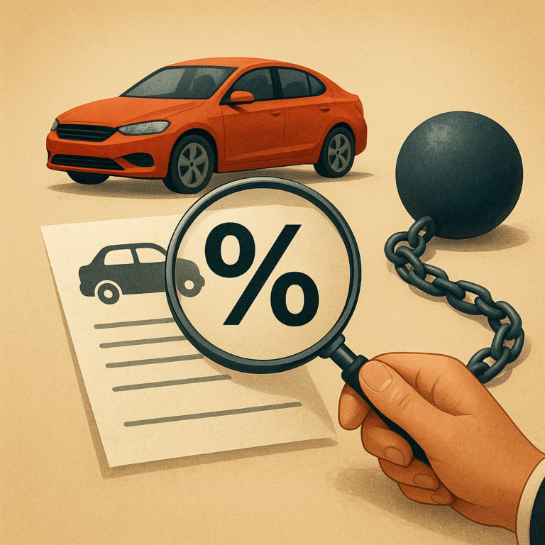 Como ler a taxa do financiamento de carro sem entrada e evitar a armadilha da parcela baixa