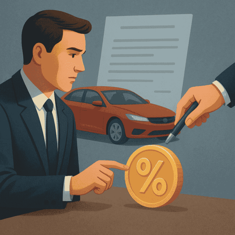 Cómo negociar una mejor tasa en un crédito automotriz sin enganche