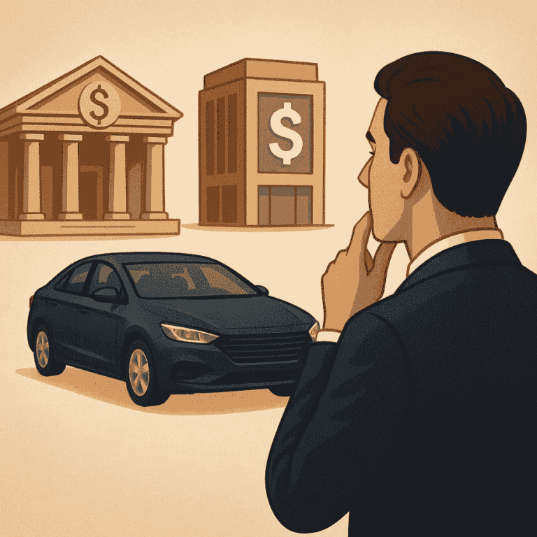 Financiar un auto sin enganche: ¿banco, financiera o concesionaria?