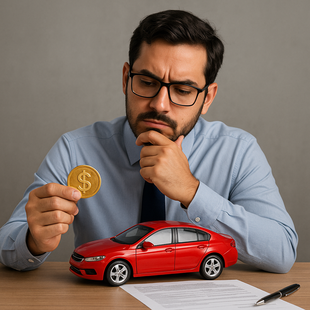 Imagem editorial moderna para financiar veículo sem entrada
