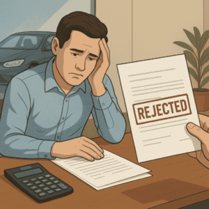 Qué hacer si tu crédito automotriz sin enganche fue rechazado